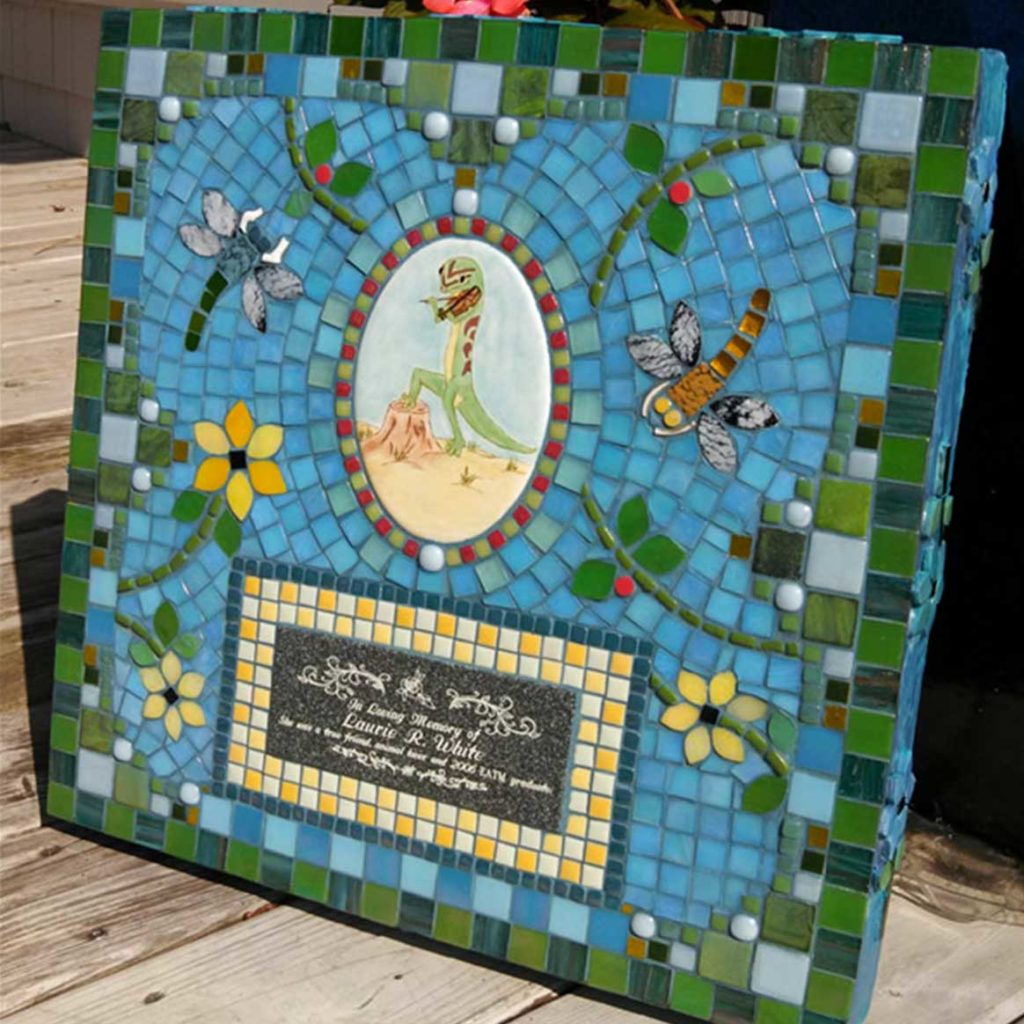 Mosaic Memorial Garden Art Stones Water's End Studio