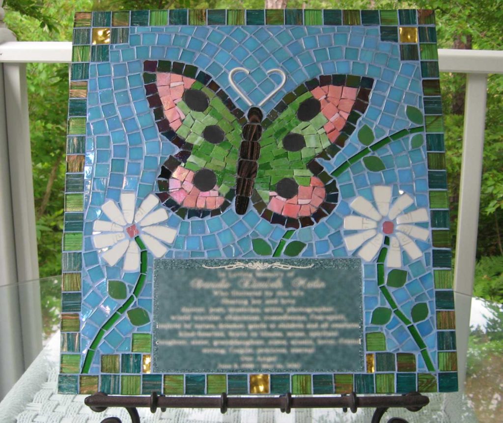 Mosaic Memorial Picture Plaques Water's End Studio